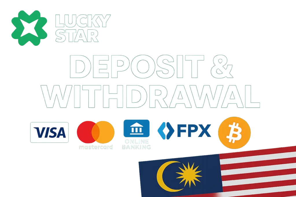 Lucky Star Deposit and Withdrawal for Online Casino Players in Malaysia